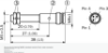 Picture of Ind.andur IMM05-1B5PSVT0S, M5, PNP, NO, Sn=1.5mm, Shielded, M8 3-pin, SICK
